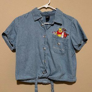 Disney Our Universe Winnie The Pooh Tie Shirt